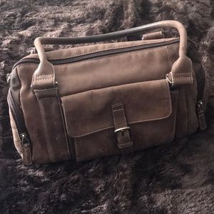 Brand new never used Suede Fossil handbag